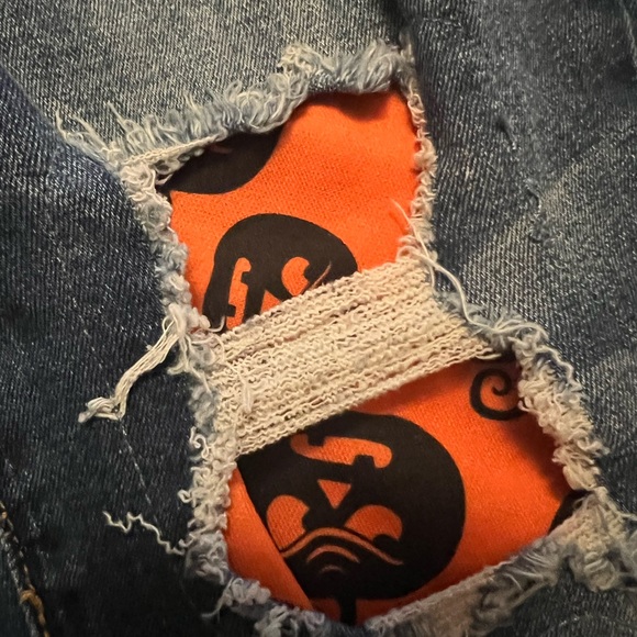 Halloween patchwork jeans - Picture 2 of 5